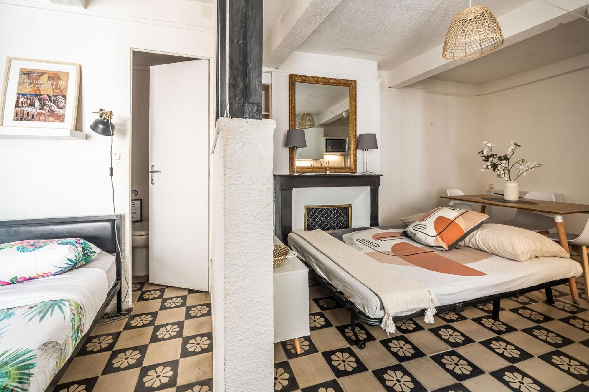 Charmant Studio Rue Droite Narbona Exterior foto