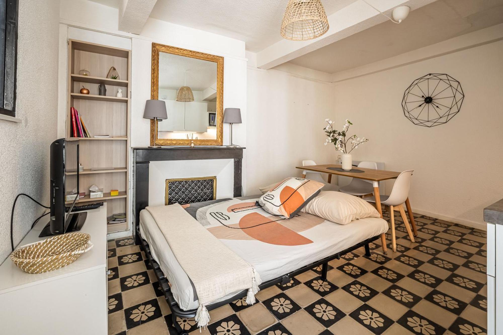 Charmant Studio Rue Droite Narbona Exterior foto